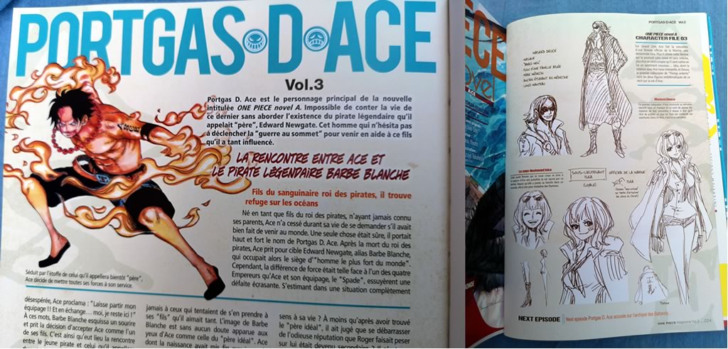 One Piece Magazine Volume 3 Cyan News Blue One Piece Univers